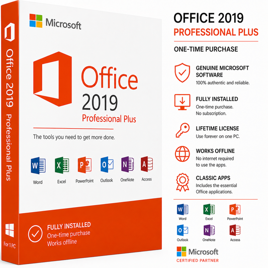 Microsoft Office 2019 Professional Plus License Key – Genuine Digital Activation